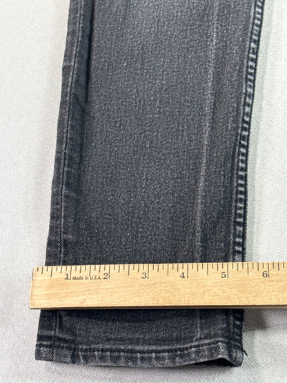 H&M Womens Black Skinny Jeans Size 6 Stretch Slim Fit Denim Pants Ankle