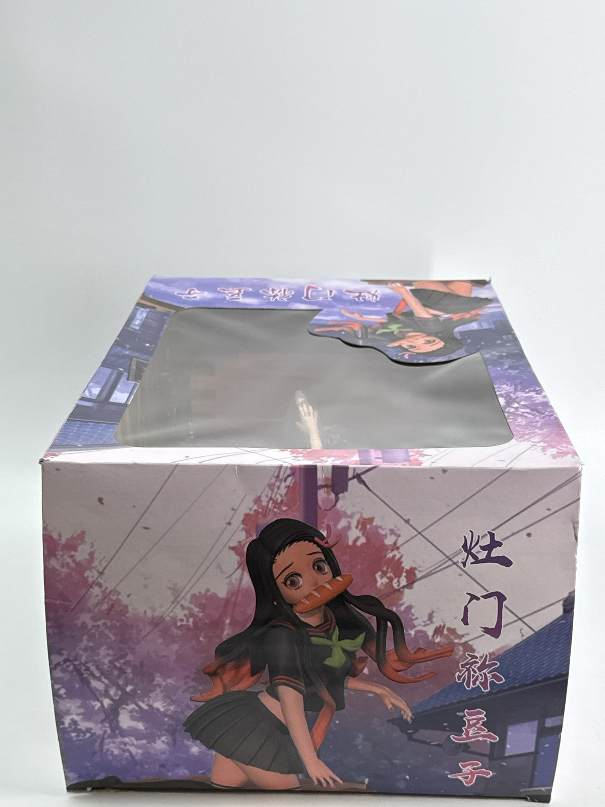 Anime Demon Slayer Kamado Nezuko Parody Figure School Uniform Kneeling PVC 6814