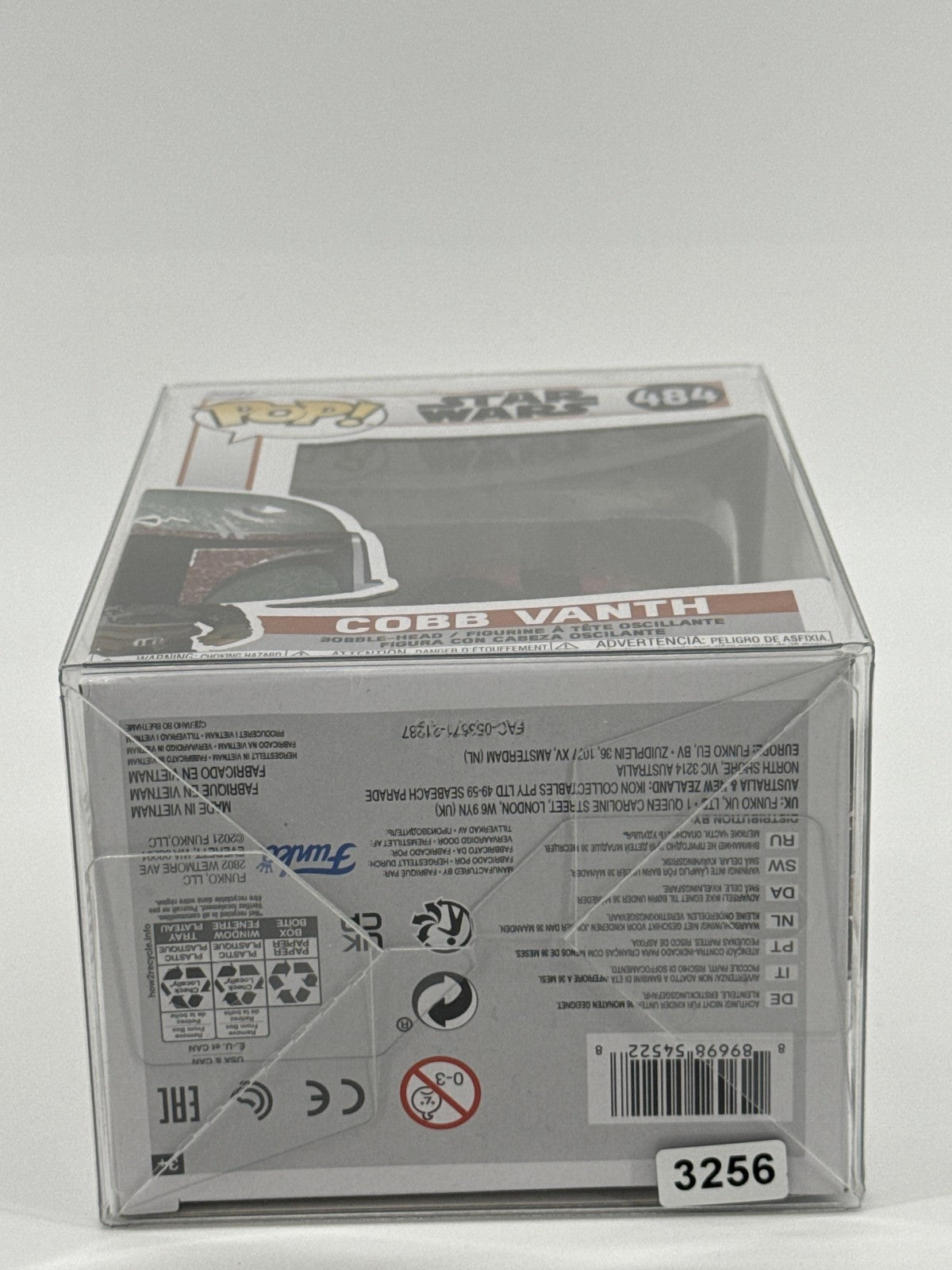 Funko Pop Star Wars Mandalorian Cobb Vanth 484 Bobblehead Figure Green New Box