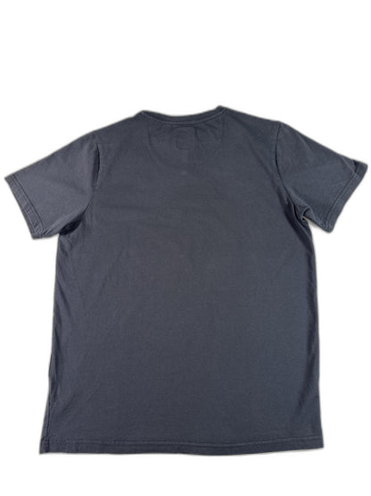 Kappa Mens T-Shirt Small Black Big Logo Spell Out Omini Short Sleeve Tee