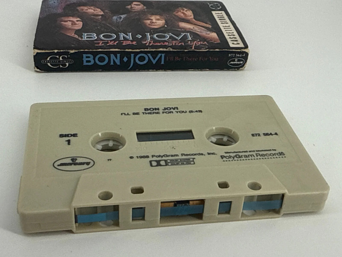 Bon Jovi Cassette Single 1988 I'll Be There for You + Homebound Train PolyGram