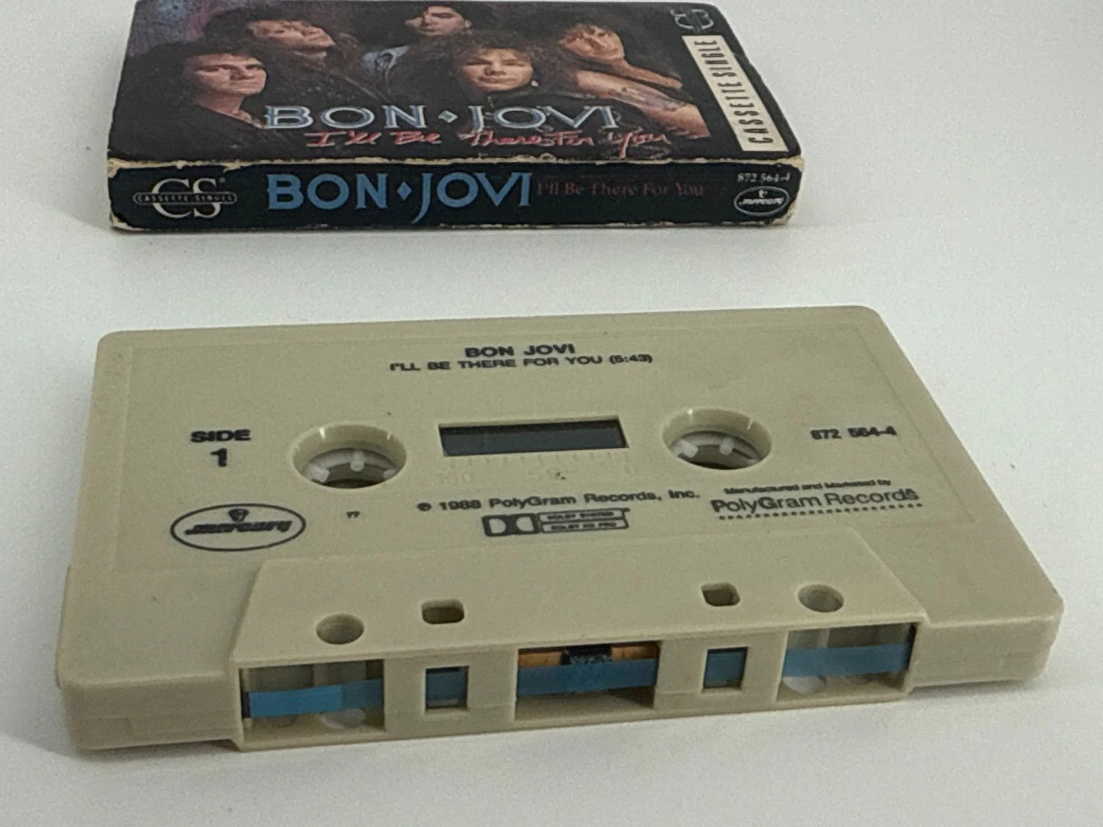 Bon Jovi Cassette Single 1988 I'll Be There for You + Homebound Train PolyGram