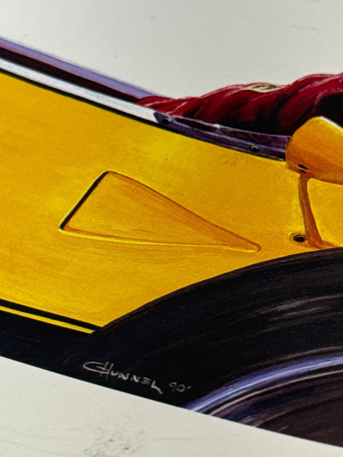 Cheever F1 Print Cademartori Signed Renault Vintage Racing Art USA